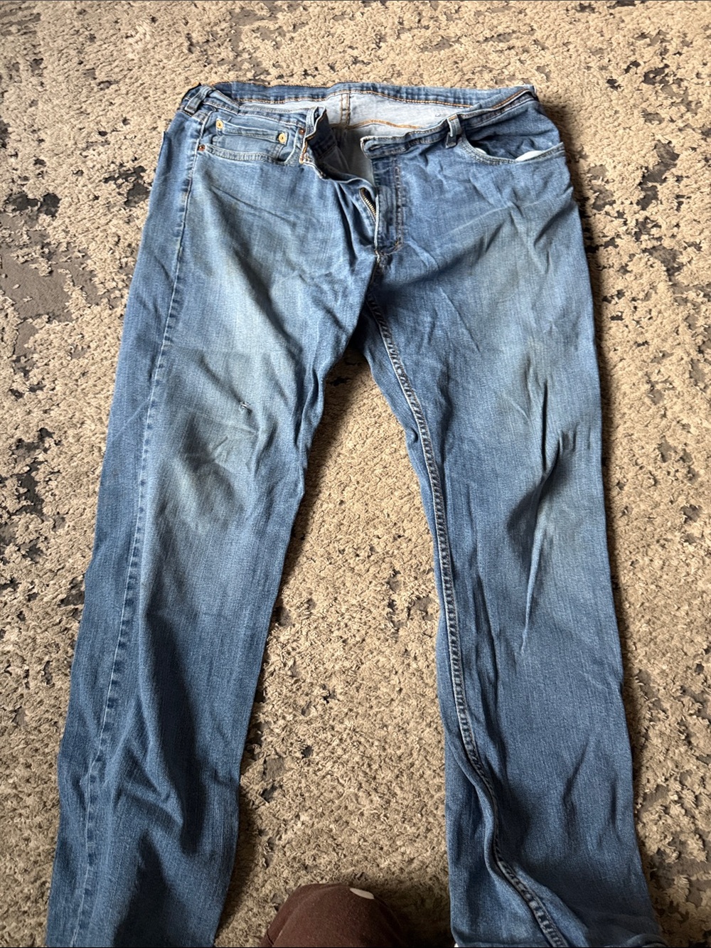 Levi's Light Blue Straight Leg Jeans
